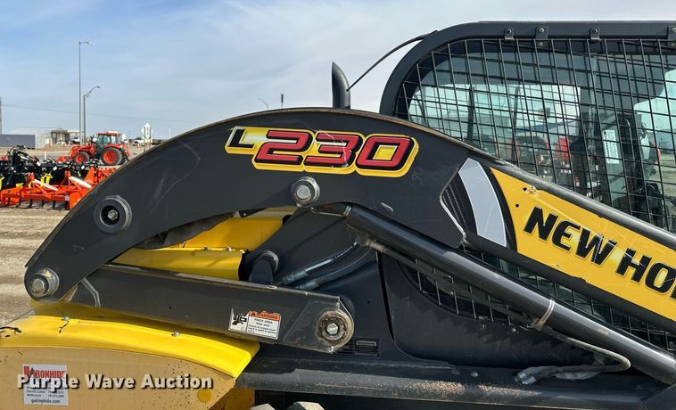 image for item ER5191 2012 New Holland L230 skid steer loader