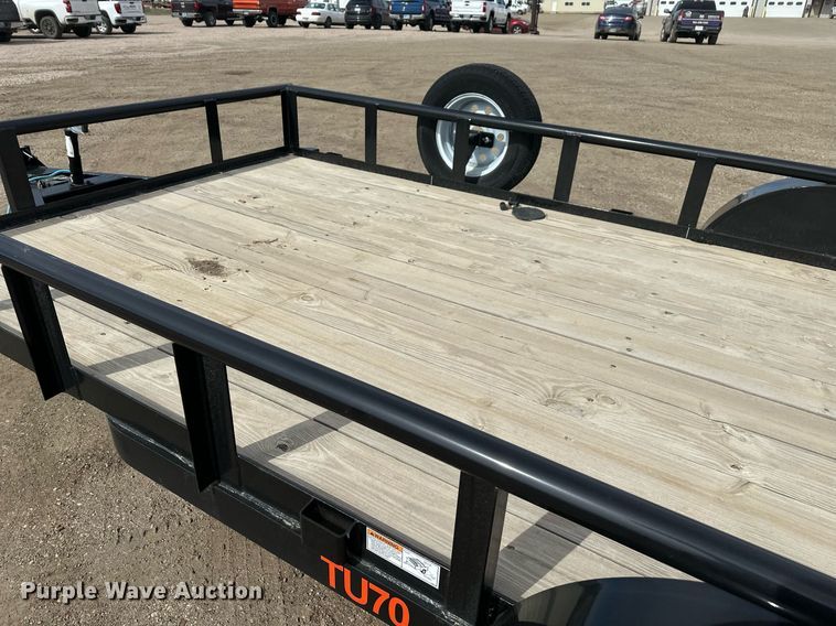 image for item ER5195 2022 Contract Manufactruing TU70 utility trailer