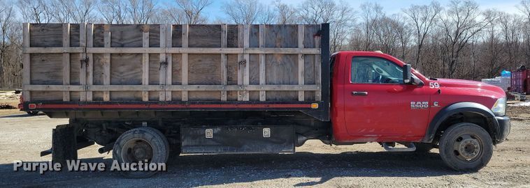 image for item NB9892 2015 Dodge Ram 5500 dump flatbed truck