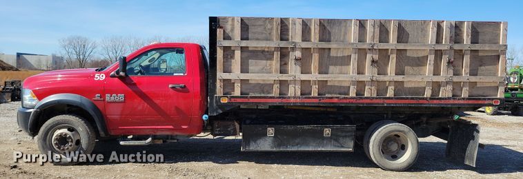 image for item NB9892 2015 Dodge Ram 5500 dump flatbed truck