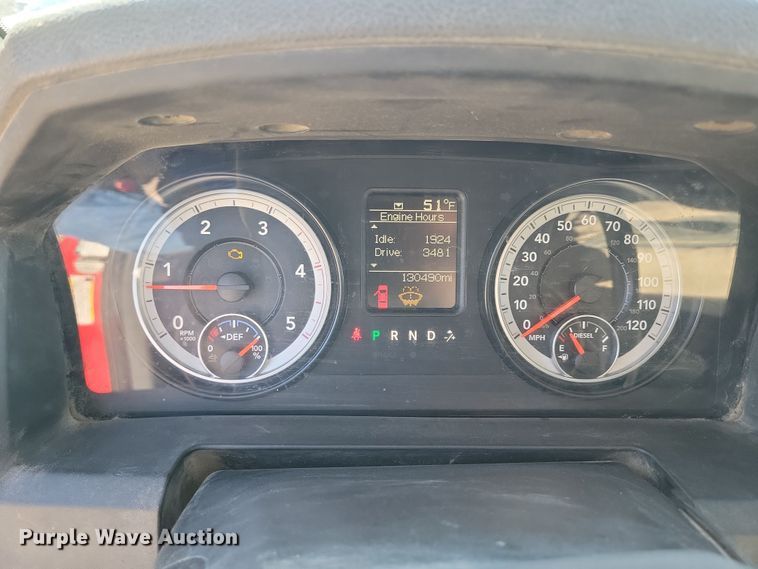 image for item NB9892 2015 Dodge Ram 5500 dump flatbed truck