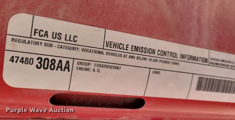 image for item NB9892 2015 Dodge Ram 5500 dump flatbed truck