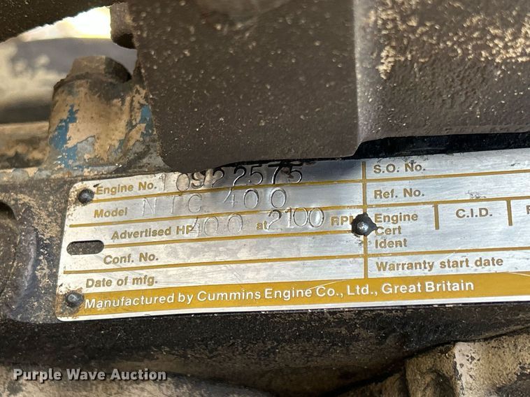 image for item ND9396 1987 Ford L9000 dump truck