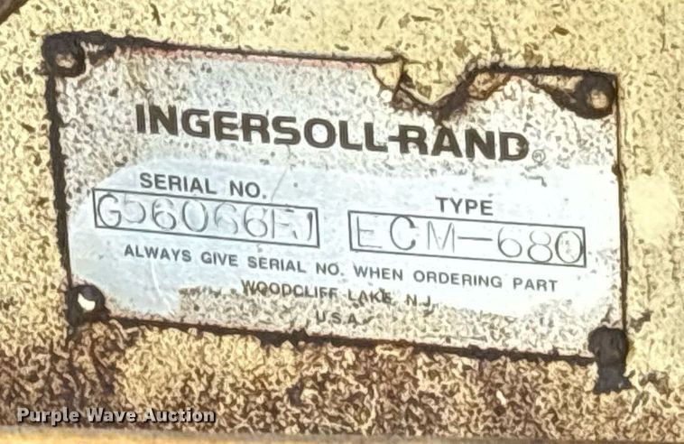 image for item OB9639 Ingersoll Rand ECM-680 crawler drill