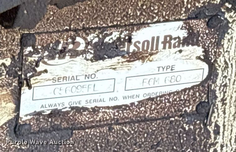 image for item OB9640 Ingersoll Rand ECM-680 crawler drill