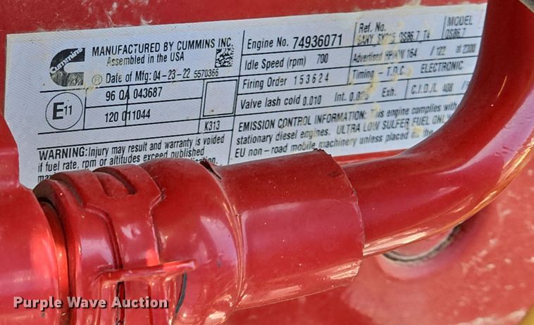 image for item YA0360 2022 Sany ST225C LC excavator