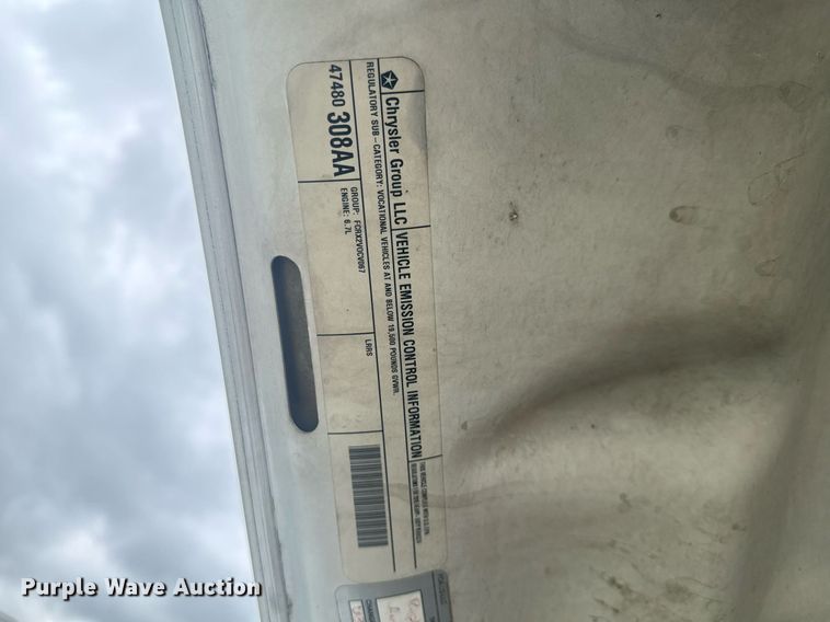 image for item YA0388 2015 Dodge Ram 5500 bucket truck