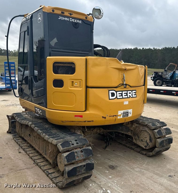 image for item YA0438 2019 John Deere 75G excavator