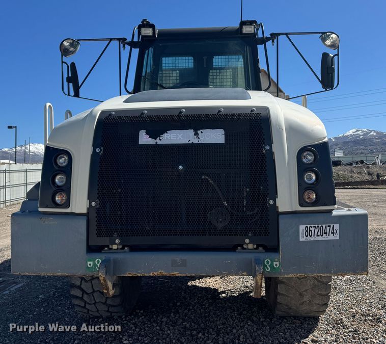 image for item YA0448 2020 Terex TA300 articulated haul truck