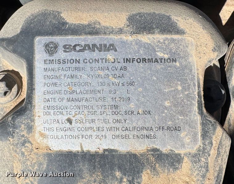 image for item YA0448 2020 Terex TA300 articulated haul truck