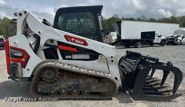 image for item YA0457 2022 Bobcat T595 tracked skid steer loader