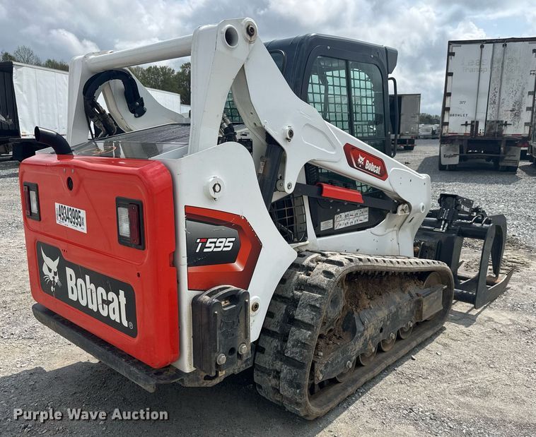 image for item YA0457 2022 Bobcat T595 tracked skid steer loader