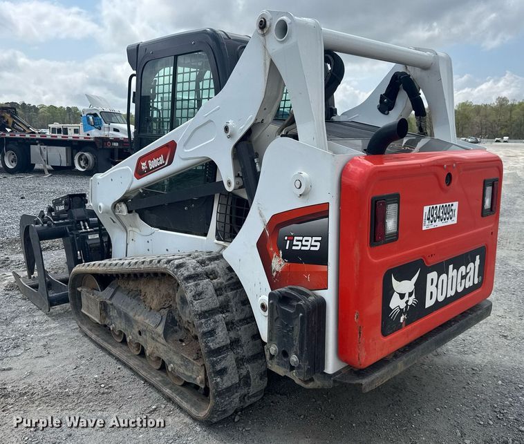 image for item YA0457 2022 Bobcat T595 tracked skid steer loader
