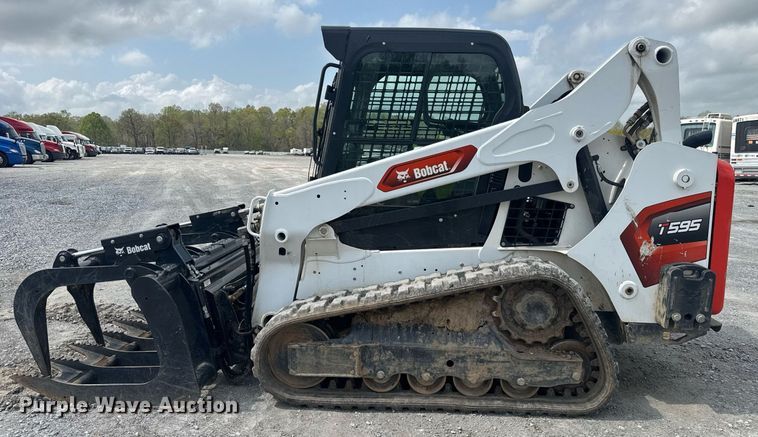 image for item YA0457 2022 Bobcat T595 tracked skid steer loader