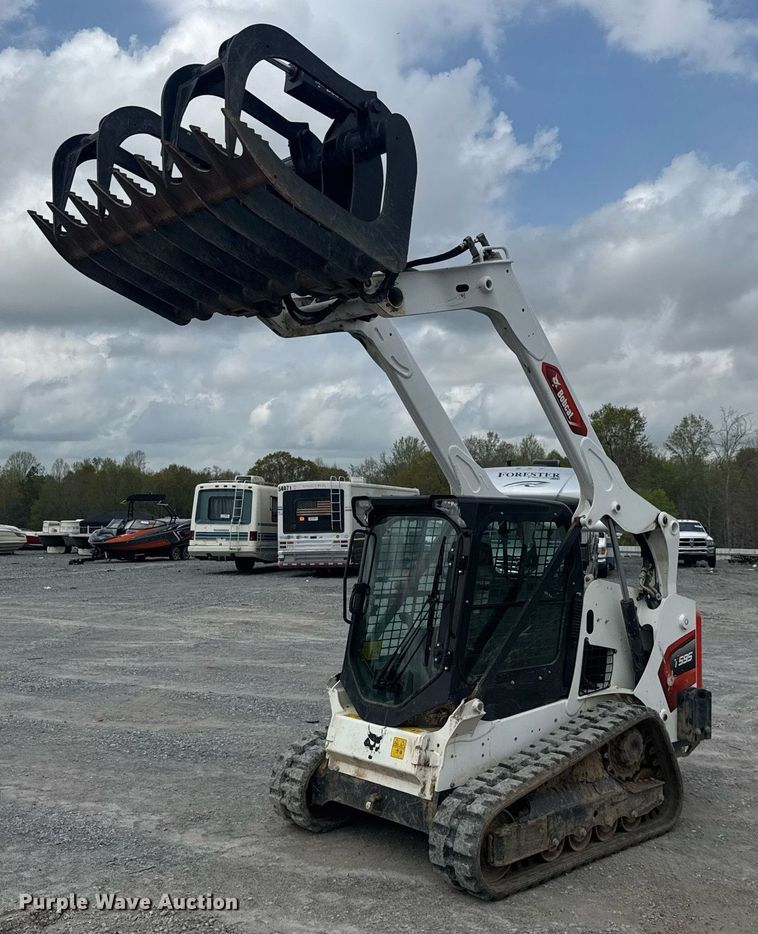 image for item YA0457 2022 Bobcat T595 tracked skid steer loader
