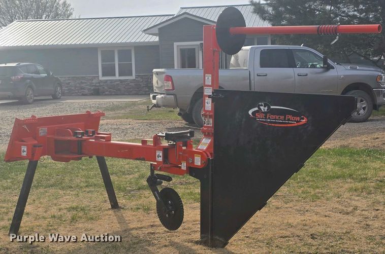 image for item ZA0588 Silt Fence Plow RPPSFP-36 skid steer silt fence plow