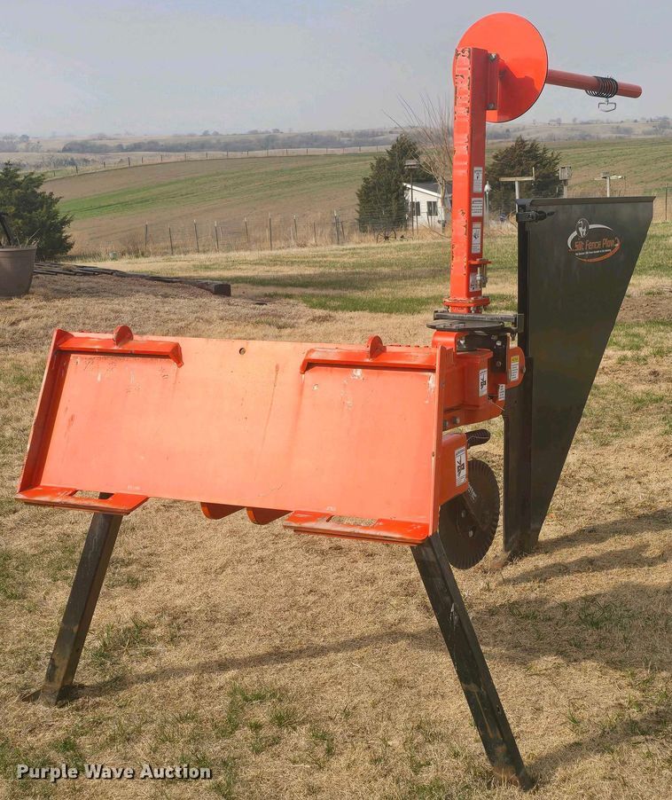 image for item ZA0588 Silt Fence Plow RPPSFP-36 skid steer silt fence plow