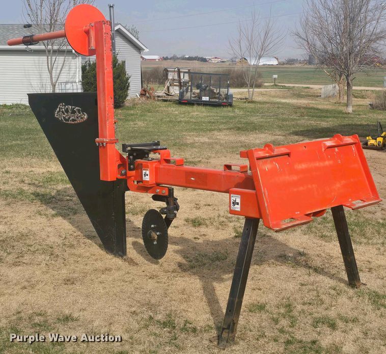 image for item ZA0588 Silt Fence Plow RPPSFP-36 skid steer silt fence plow