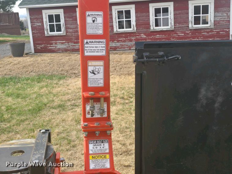 image for item ZA0588 Silt Fence Plow RPPSFP-36 skid steer silt fence plow