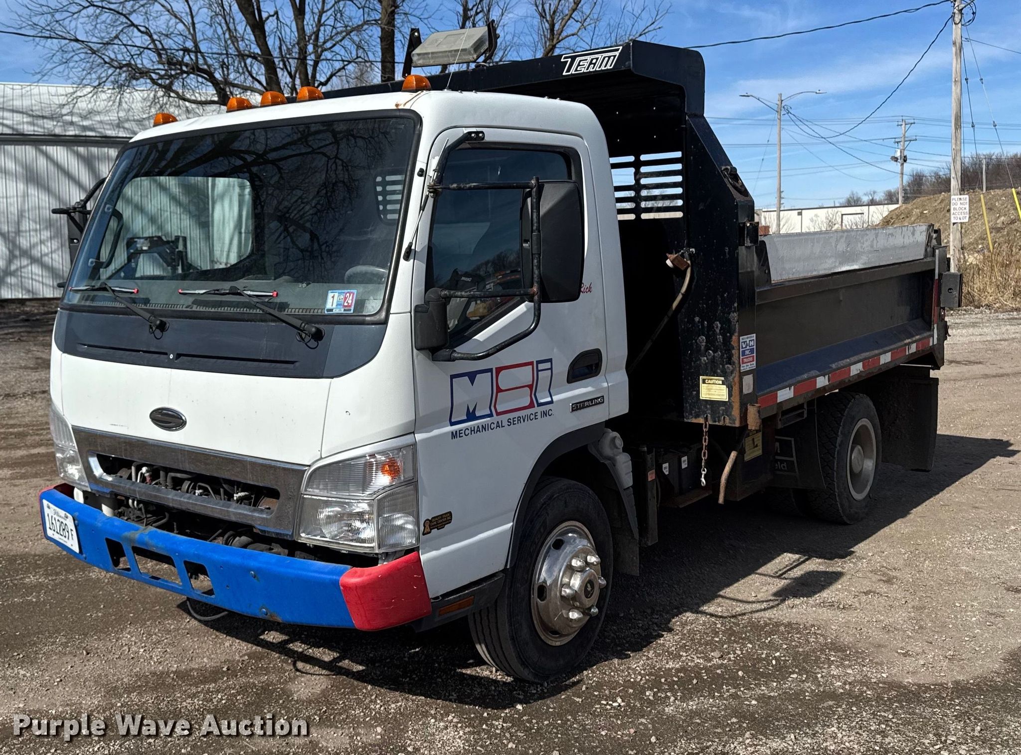 2007 Sterling Mitsubishi Fuso dump truck in Galesburg, IL