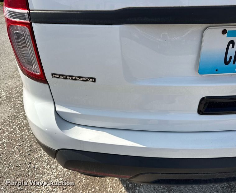 image for item DH9918 2015 Ford Explorer Police Interceptor SUV