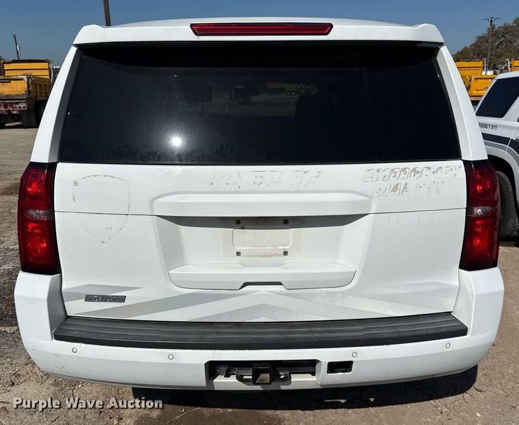 image for item DJ0915 2015 Chevrolet Tahoe Police SUV