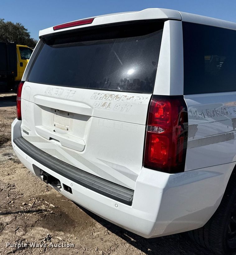 image for item DJ0915 2015 Chevrolet Tahoe Police SUV