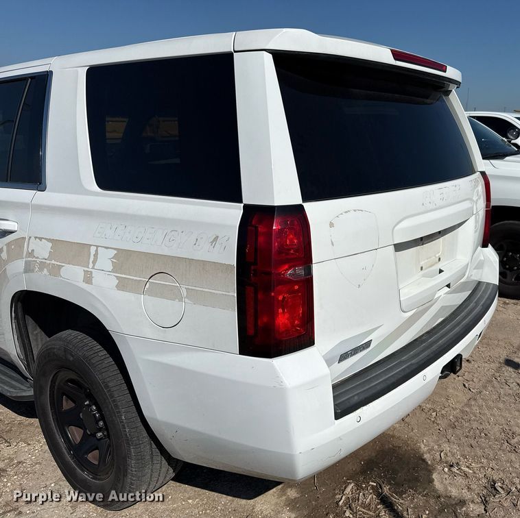 image for item DJ0915 2015 Chevrolet Tahoe Police SUV