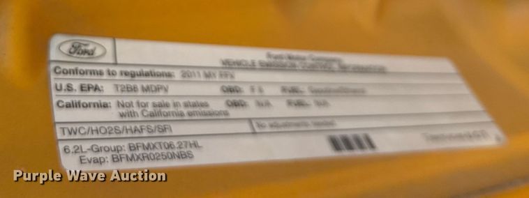 image for item DJ0918 2011 Ford F250 Super Duty Crew Cab pickup truck