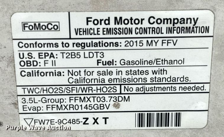 image for item DJ0926 2015 Ford Explorer SUV