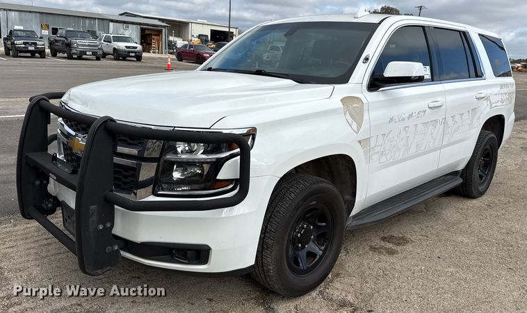 image for item DJ0927 2017 Chevrolet Tahoe Police SUV