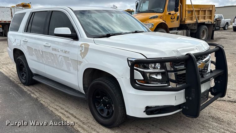 image for item DJ0927 2017 Chevrolet Tahoe Police SUV