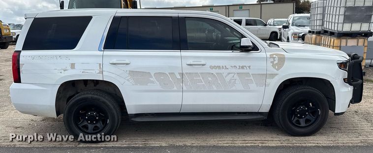 image for item DJ0927 2017 Chevrolet Tahoe Police SUV