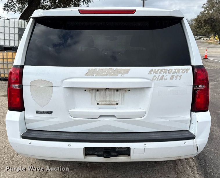 image for item DJ0927 2017 Chevrolet Tahoe Police SUV