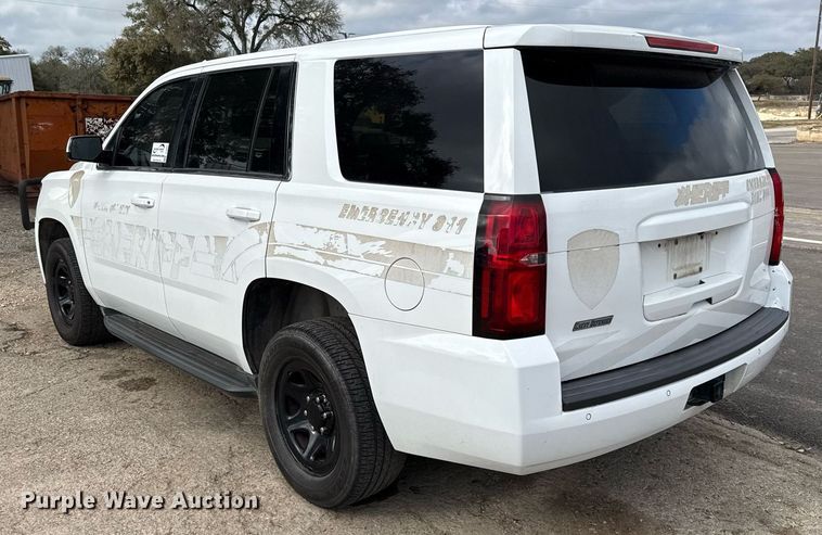 image for item DJ0927 2017 Chevrolet Tahoe Police SUV