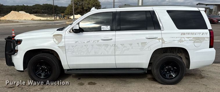 image for item DJ0927 2017 Chevrolet Tahoe Police SUV