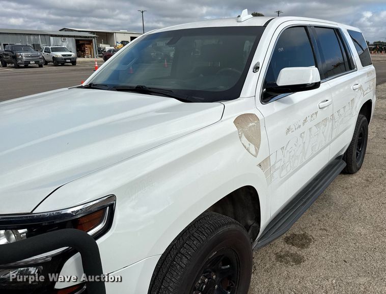 image for item DJ0927 2017 Chevrolet Tahoe Police SUV