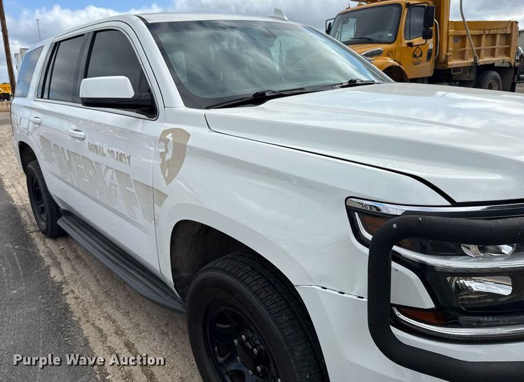 image for item DJ0927 2017 Chevrolet Tahoe Police SUV
