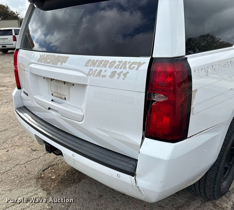 image for item DJ0927 2017 Chevrolet Tahoe Police SUV
