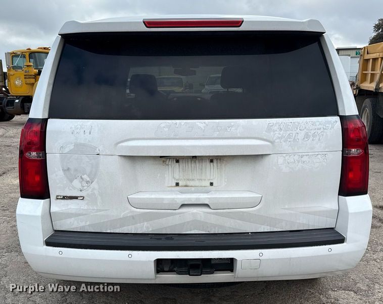 image for item DJ0928 2018 Chevrolet Tahoe Police SUV