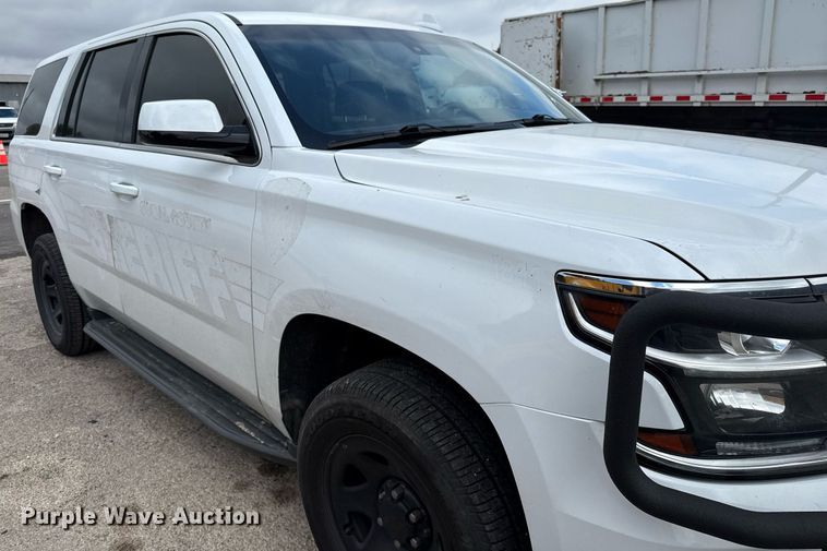 image for item DJ0928 2018 Chevrolet Tahoe Police SUV