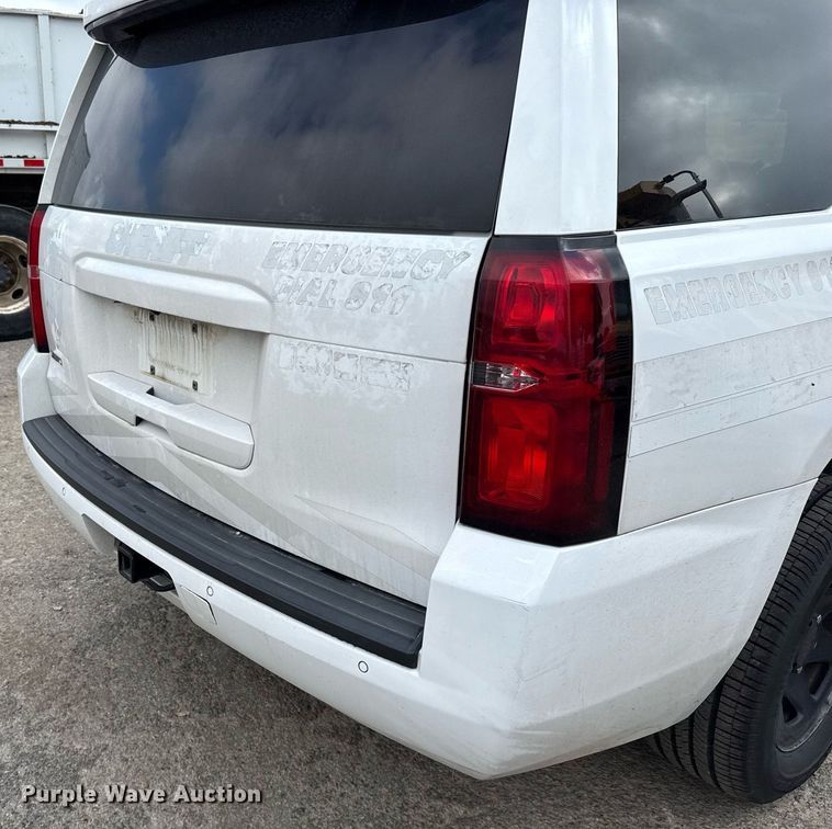 image for item DJ0928 2018 Chevrolet Tahoe Police SUV