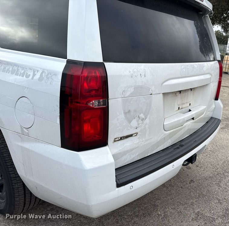 image for item DJ0928 2018 Chevrolet Tahoe Police SUV