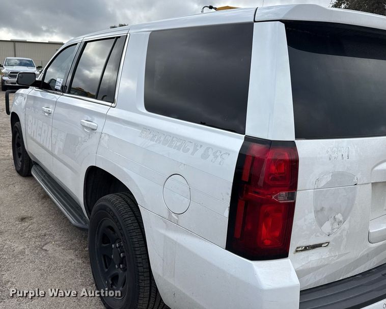 image for item DJ0928 2018 Chevrolet Tahoe Police SUV