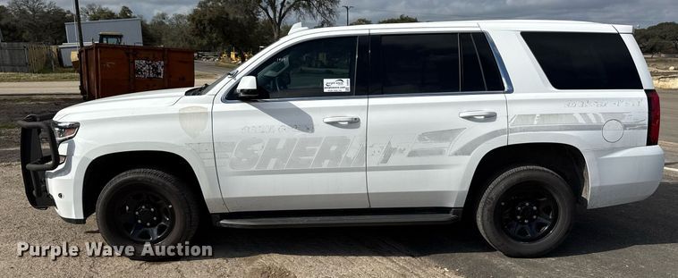 image for item DJ0929 2019 Chevrolet Tahoe Police SUV