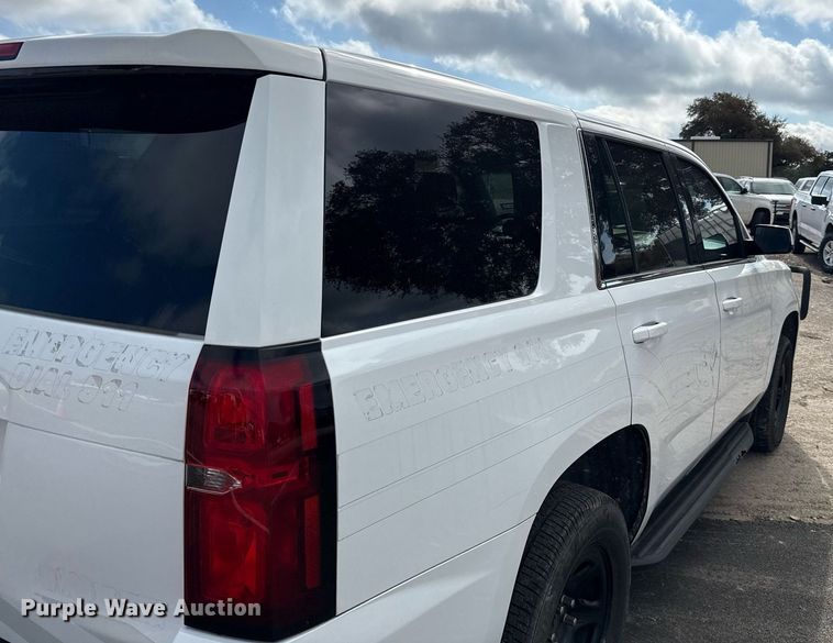 image for item DJ0929 2019 Chevrolet Tahoe Police SUV