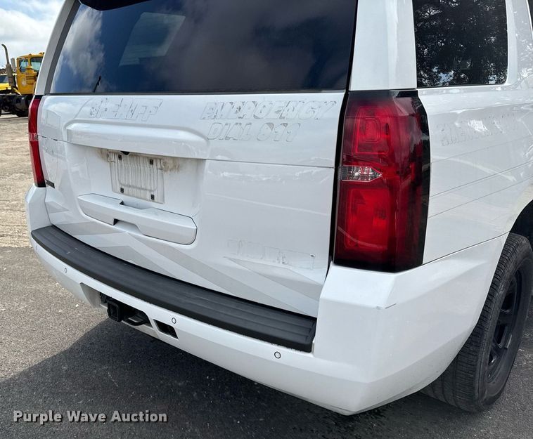 image for item DJ0929 2019 Chevrolet Tahoe Police SUV