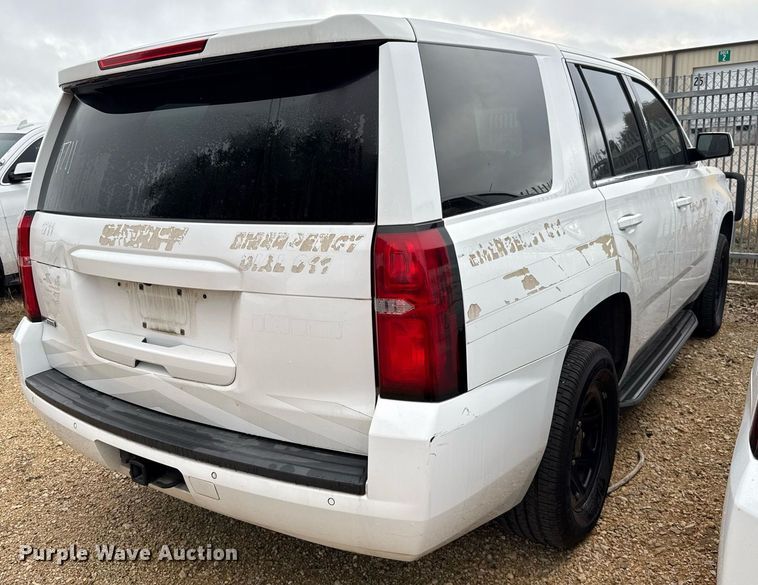 image for item DJ0930 2017 Chevrolet Tahoe Police SUV