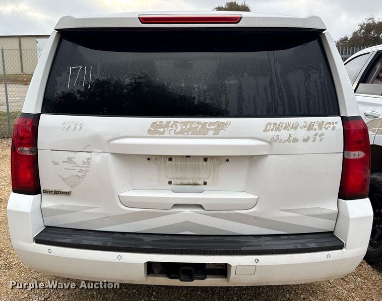 image for item DJ0930 2017 Chevrolet Tahoe Police SUV