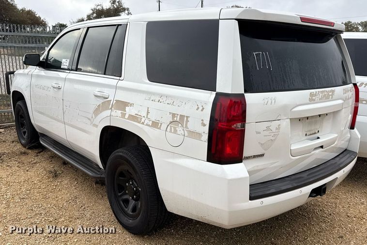 image for item DJ0930 2017 Chevrolet Tahoe Police SUV